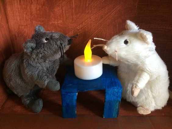Max en Muis met kaars Max en Muis met kaars